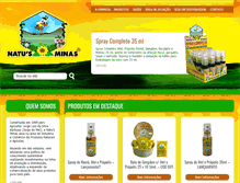 Tablet Screenshot of natusminas.com.br